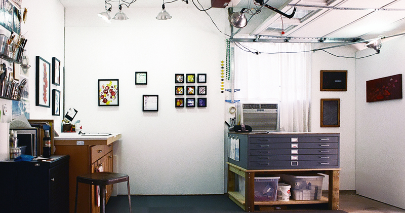 Laura Latimer art studio